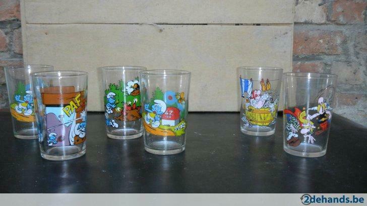 2 glazen Obelix & Asterix, Gebruikt