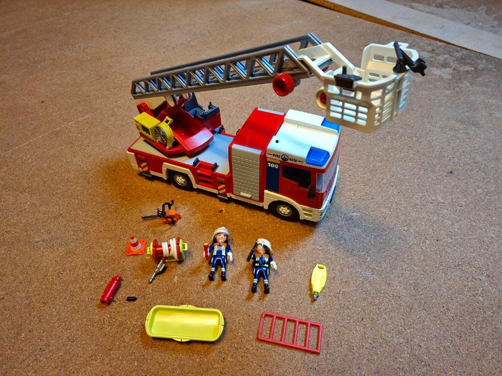Playmobil 4820 Brandweerladderwagen, Kinderen en Baby's, Speelgoed | Playmobil, Ophalen, Gebruikt, Complete set