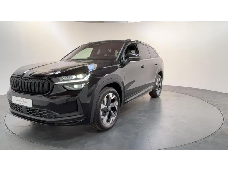 Skoda Kodiaq Sportline, Auto's, Skoda, Automaat, 1498 cc, Zwart, Bedrijf
