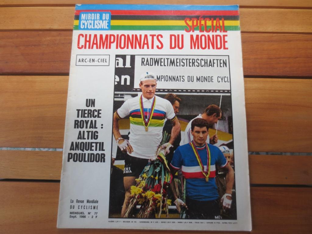 miroir du cyclisme  1966 wk  rudi altig  van neste reynders, Envoi, Utilisé
