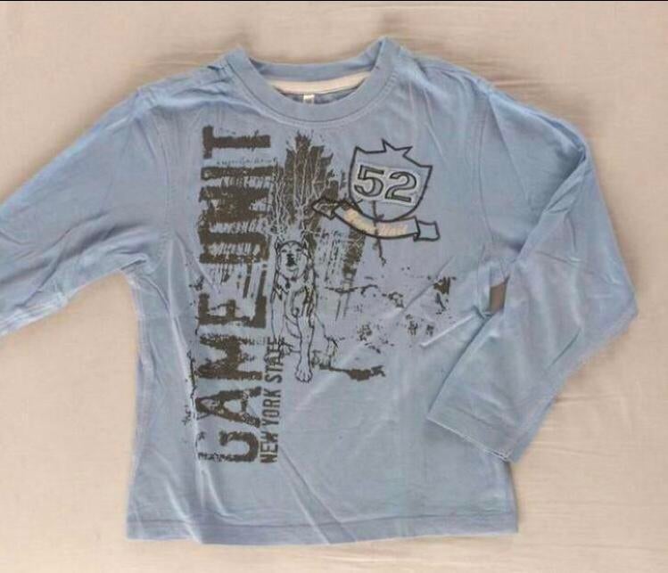 t-shirt à manches longues C&A Palomino 122 bleu pastel, Enfants & Bébés, Garçon, C&A, Enlèvement ou Envoi, Chemise ou À manches longues