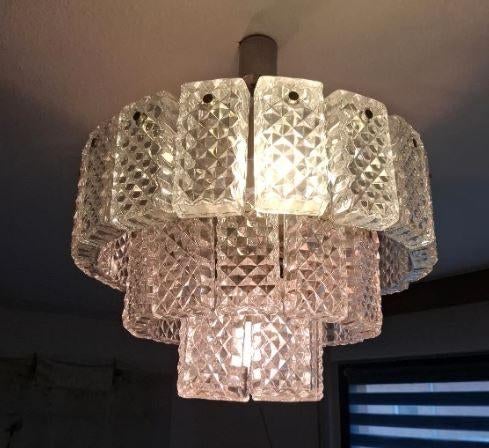 vintage Kaiser kroonluchter xl 60er jaren, Ophalen, Huis en Inrichting