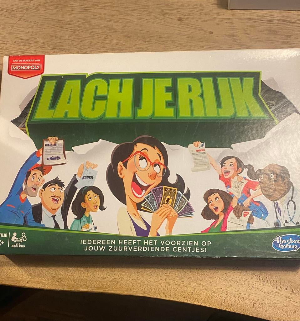 Lach je rijk, Hobby en Vrije tijd, Ophalen, Zo goed als nieuw