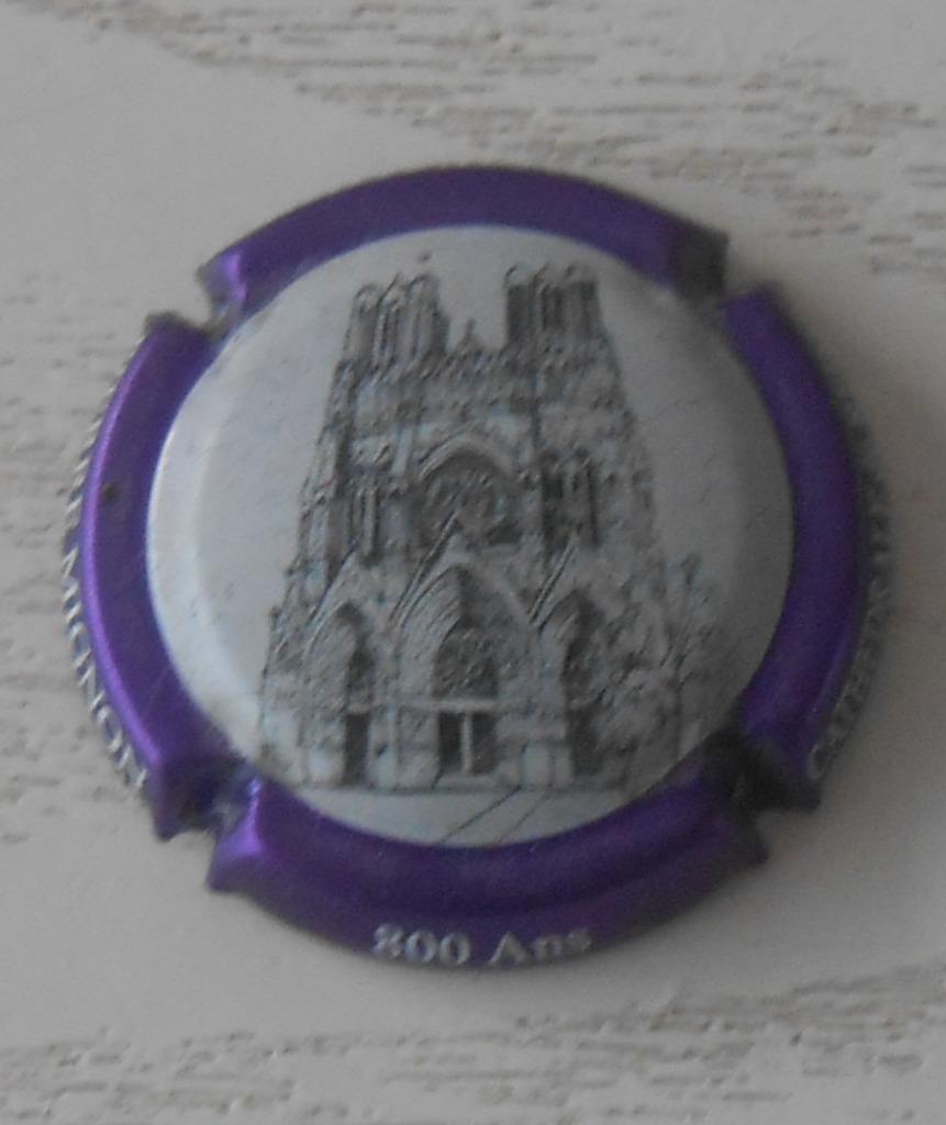 champagne capsule - Pierre Mignon - kathedraal van Reims, Ophalen of Verzenden