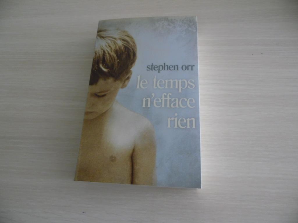 LE TEMPS N'EFFACE RIEN        STEPHEN  ORR, Enlèvement ou Envoi, Comme neuf, Stephen Orr, Reste du monde