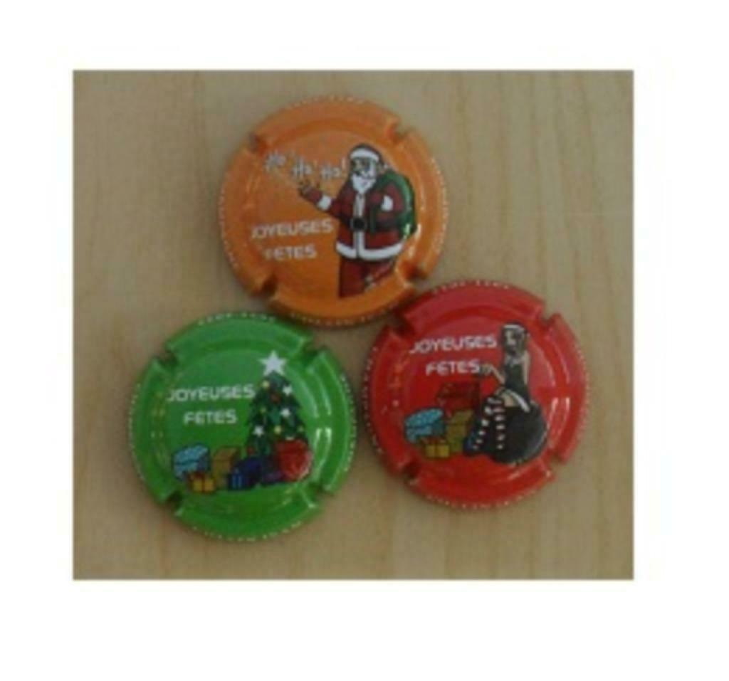 Champagne capsules - Collin J  24 Joyeuses Fetes (L 7732), Verzamelen, Verzenden