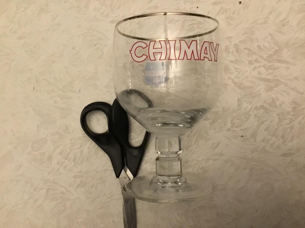 1 vieux verre à bière Chimay, Enlèvement ou Envoi
