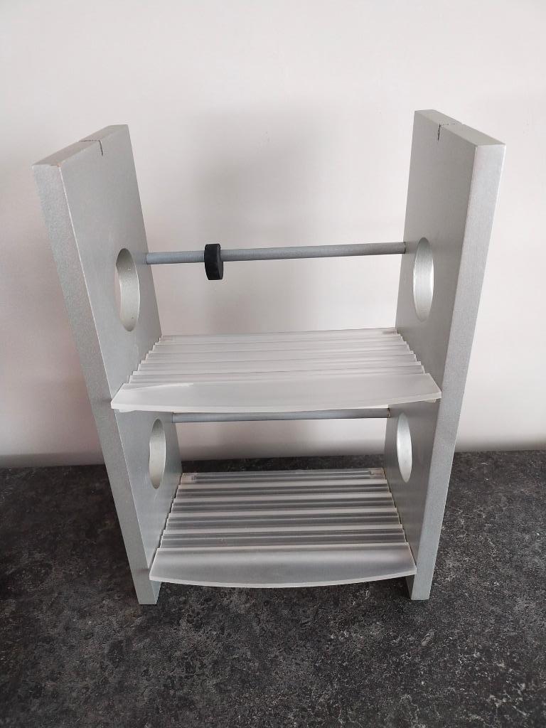 Petite tour de rangement pour CD/DVD/Blu Ray (vintage), Ophalen of Verzenden, Gebruikt