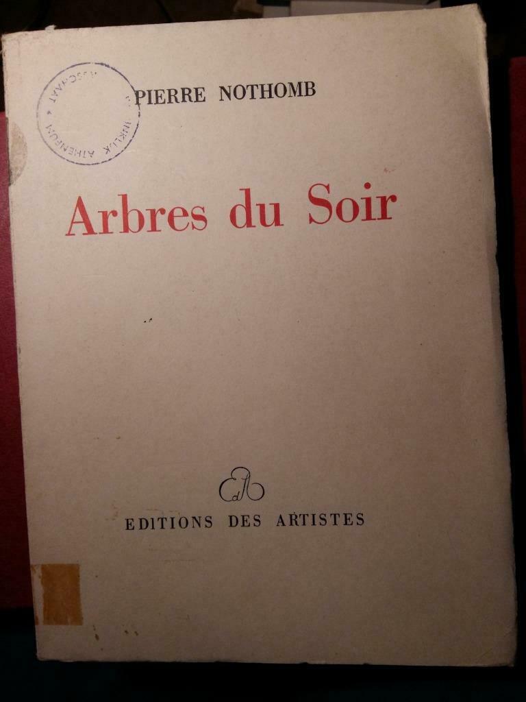 Arbres du Soir, Livres, Enlèvement ou Envoi, Utilisé