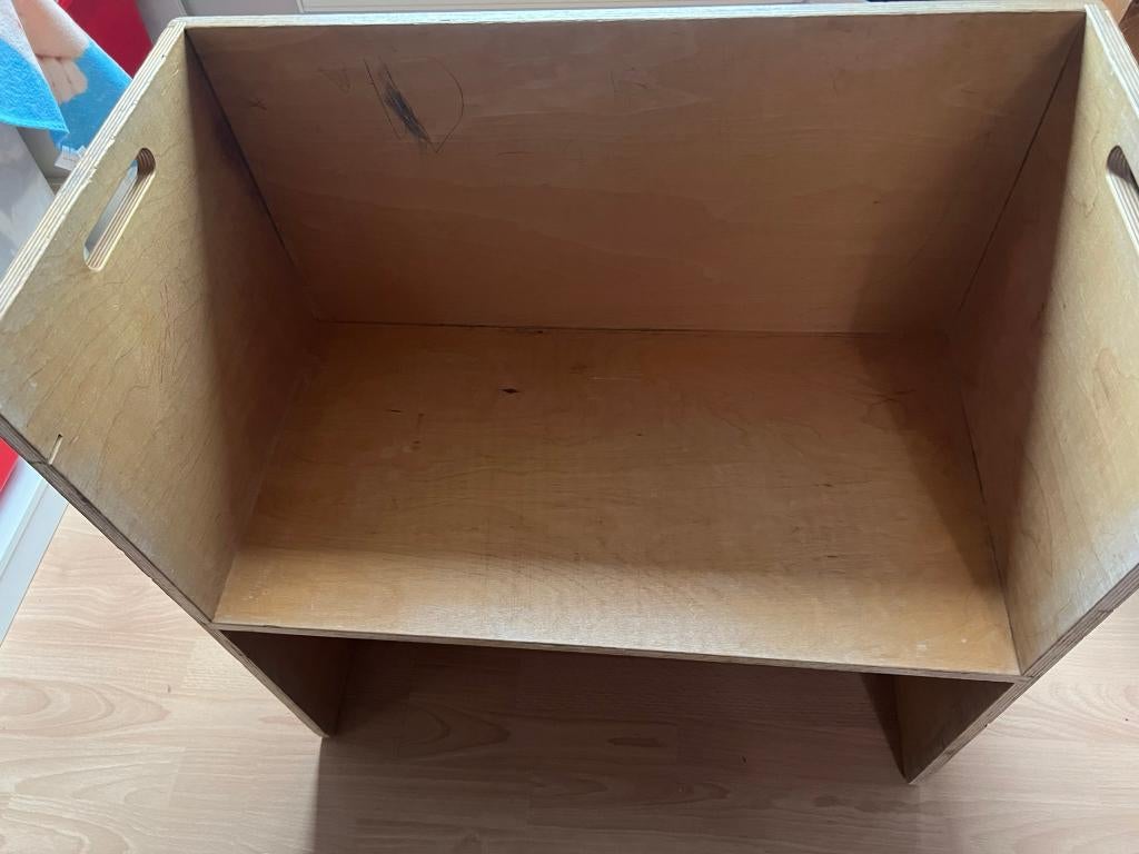 3-delige houten kindertafel stoelenset, Enlèvement, Utilisé, Table(s) et Chaise(s)