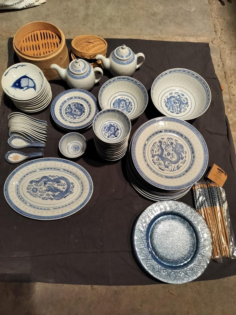 Chinees servies, Enlèvement, Comme neuf, Assiettes(s)