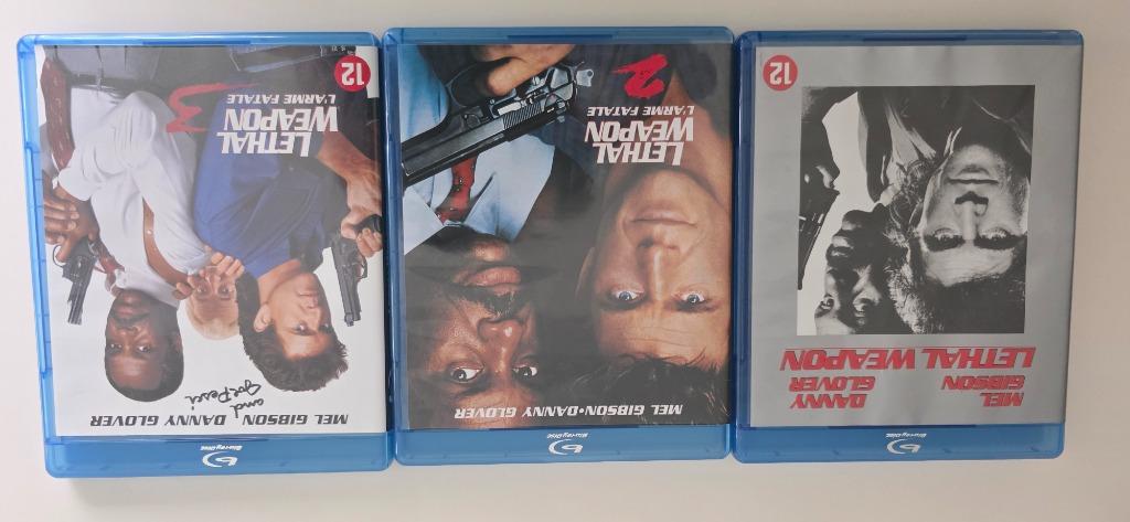 Lethal Weapon 1-2-3 films (aparte doosjes), Enlèvement ou Envoi, Comme neuf, Action