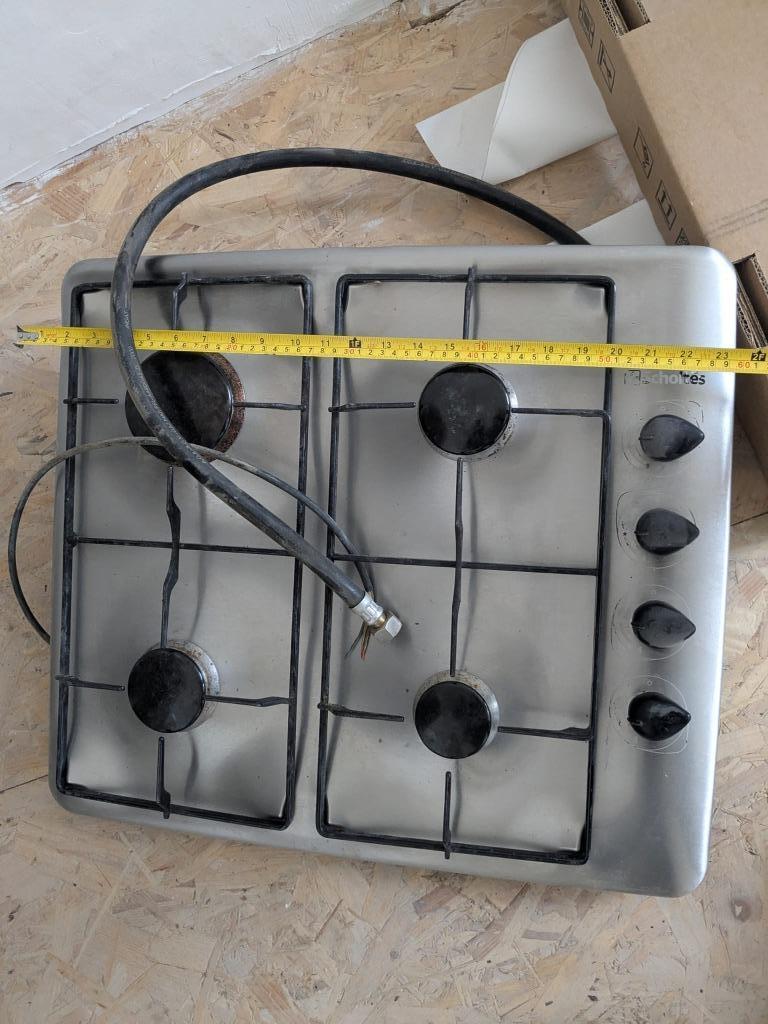 Inbouwkookvuur op gas, Ophalen, Gebruikt, Overige kleuren, 50 tot 100 cm