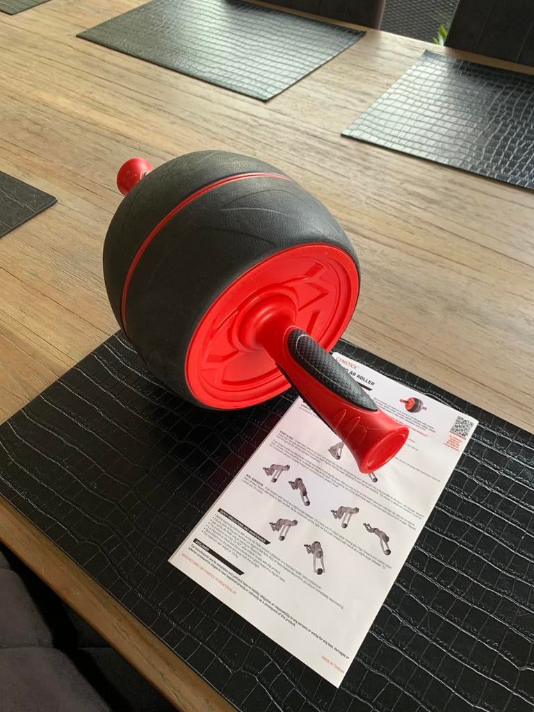 Gymstick jumbo ab roller, buikspiertrainer, Sports & Fitness, Équipement de fitness, Comme neuf, Roue abdominale, Abdominaux, Enlèvement ou Envoi