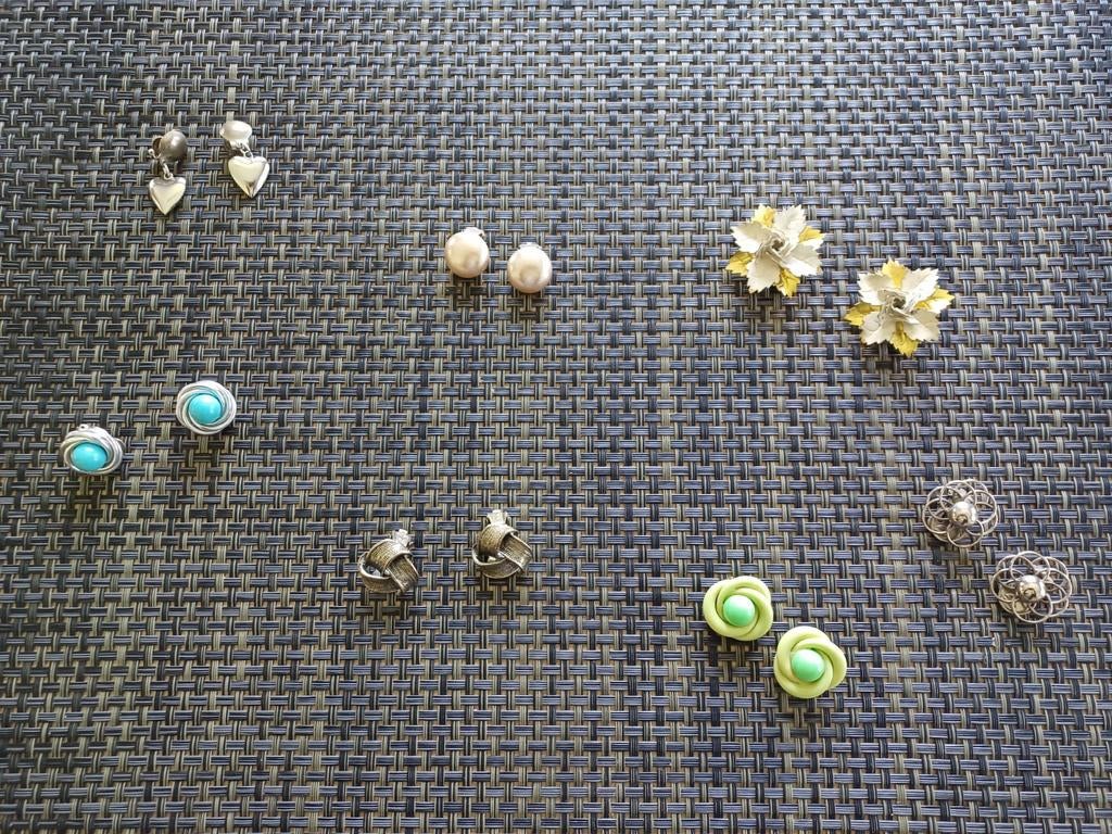 Vintage oorclips., Ophalen of Verzenden, Zo goed als nieuw