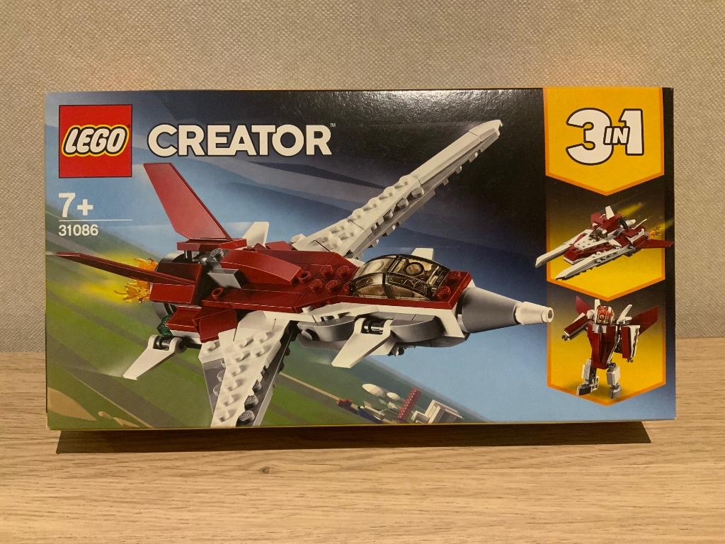 Lego CREATOR 3in1 31086 futuristisch vliegtuig +7j, Ophalen, Zo goed als nieuw, Complete set, Lego