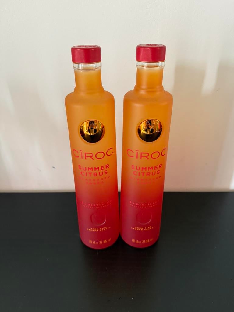 2 lege flessen Ciroc 70cl, Ophalen of Verzenden