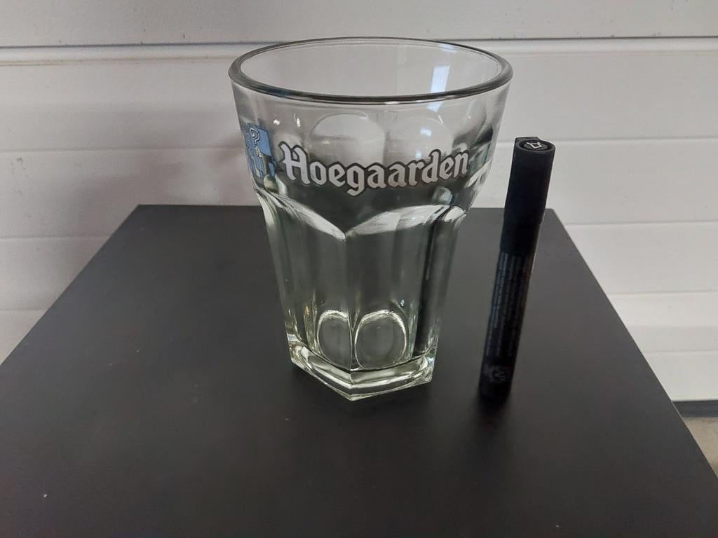 Verre Hoegaarden 0,5 L, Enlèvement ou Envoi, Comme neuf, Verre à bière