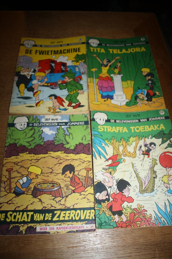 oude strips jommeke, Boeken, Meerdere stripboeken, Ophalen, Gelezen, Jef Nys