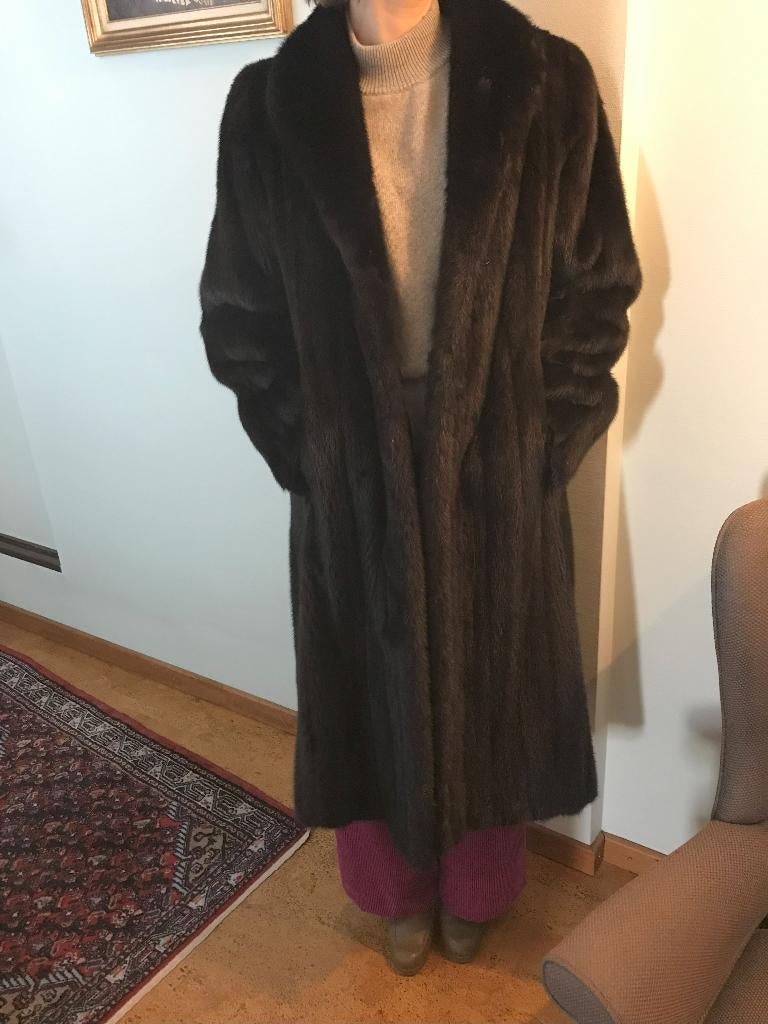 Bontjas, Enlèvement, Comme neuf, Taille 42/44 (L), Noir