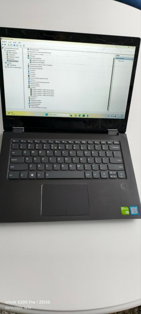 Lenovo Yoga 520-14IKB touch barst in scherm werkt wel, Ophalen of Verzenden