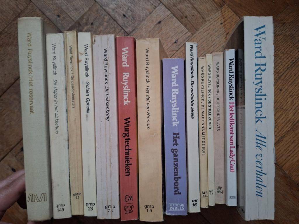 14 boeken van Ward Ruyslinck, Boeken, Ophalen of Verzenden
