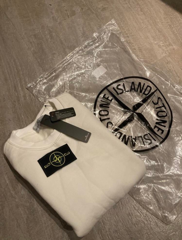 Pull Stones Island blanc, Vêtements | Hommes, Pulls & Vestes, Neuf, Taille 46 (S) ou plus petite, Blanc, Enlèvement ou Envoi