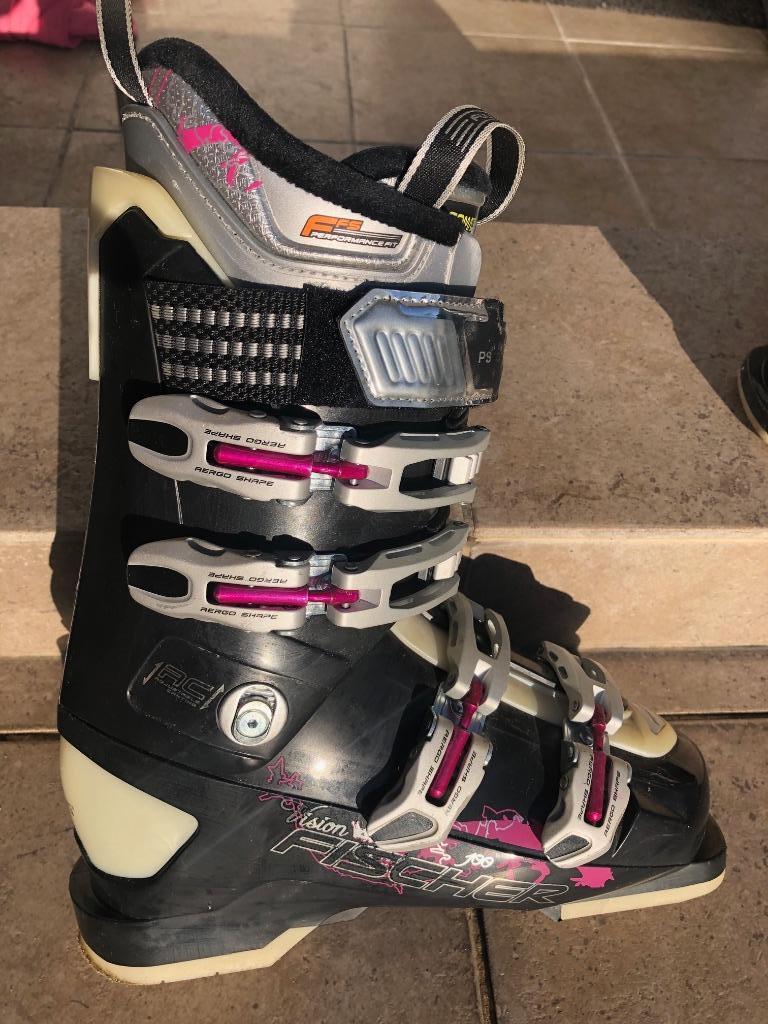 Fischer skischoenen dames - maat 38 - zeer goede staat!, Ophalen, Fischer, Zo goed als nieuw, Ski's