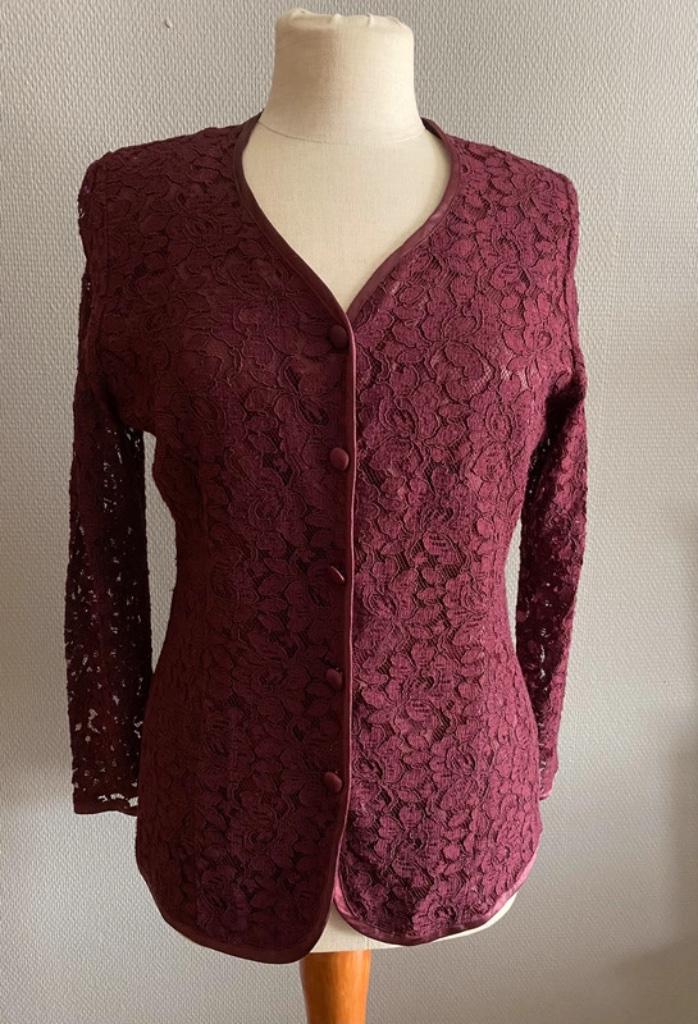 Bordeaux gilet Martinelli maat 36, Martinelli, Envoi, Comme neuf, Taille 36 (S)