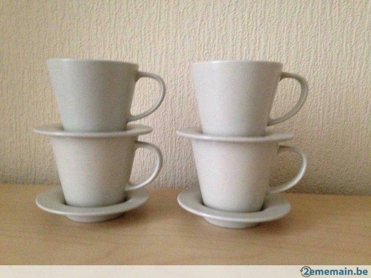 Set 4 Tasses à Café, Enlèvement ou Envoi, Neuf, Tasse(s) et/ou soucoupe(s)