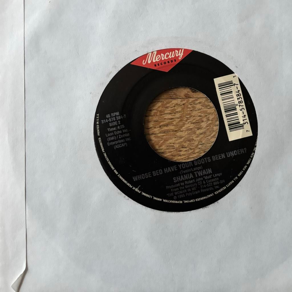 Shania Twain - home ain’t where his heart is - whose bed ….., Ophalen of Verzenden, Zo goed als nieuw, 7 inch, Single