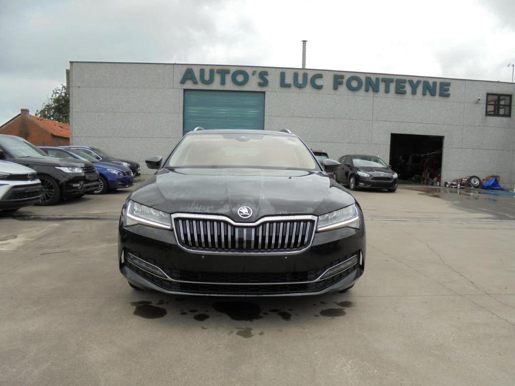SKODA SUPERB BREAK 20 TDI AUTOMAAT, Autos, Skoda, Entreprise, Noir, 5 portes, Automatique