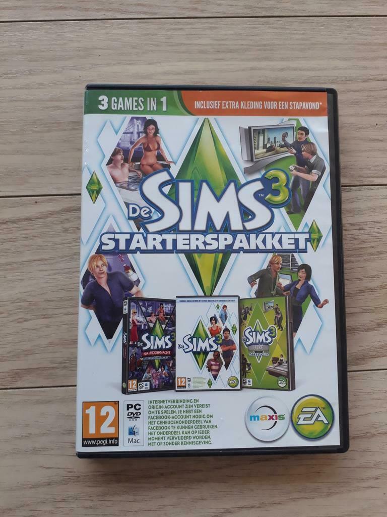 De Sims 3 - Starterspakket - PC/MAC, Ophalen of Verzenden, Zo goed als nieuw, Overige typen, Pc
