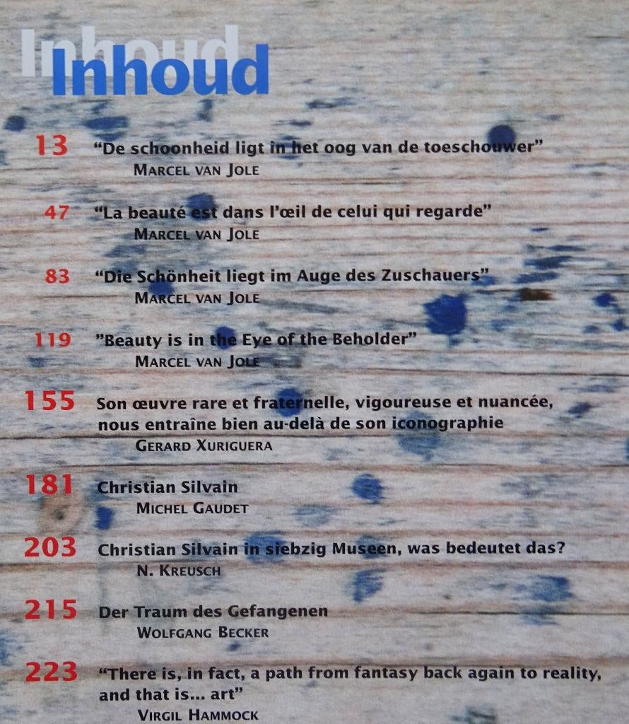 Christian Silvain, 1997, Grenz-Echo - Lannoo, door Van Jole, Boeken, Gelezen, Ophalen of Verzenden, Marcel van Jole, Schilder- en Tekenkunst