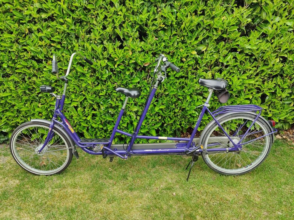 Sunny Nijland ouder kind tandem in goede staat, Fietsen en Brommers, Ophalen, Gebruikt, Minder dan 10 versnellingen