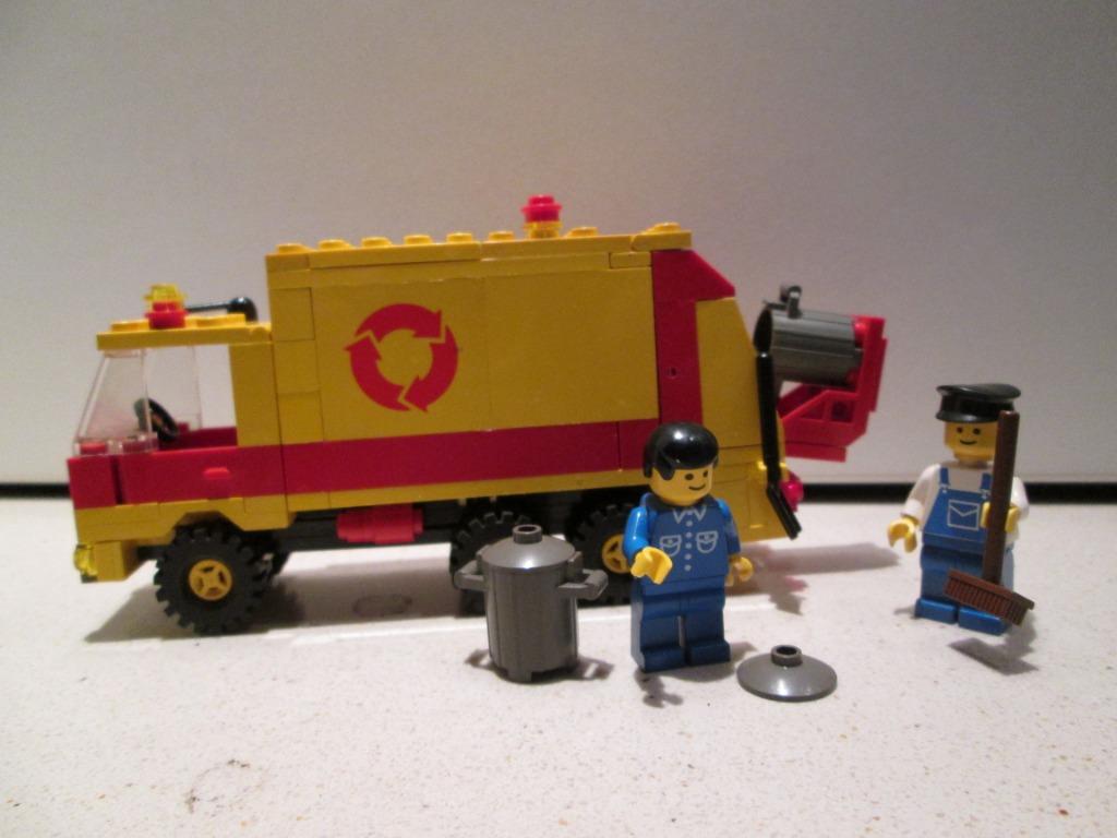 Vintage Lego van 1987 nr. 6693 grote vuilniswagen, Kinderen en Baby's, Speelgoed | Duplo en Lego, Ophalen of Verzenden, Zo goed als nieuw