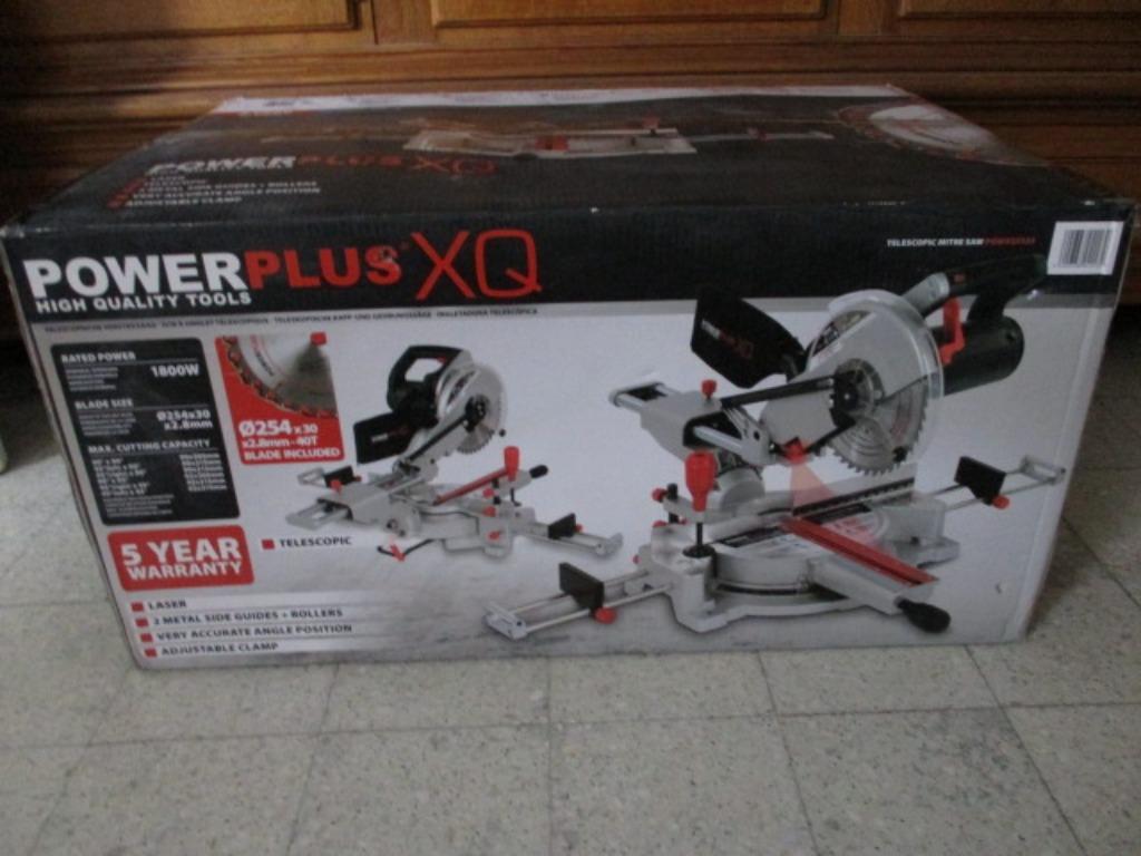 power plus cirkelzaag, 1200 watts ou plus, Comme neuf, Enlèvement, PowerPlus