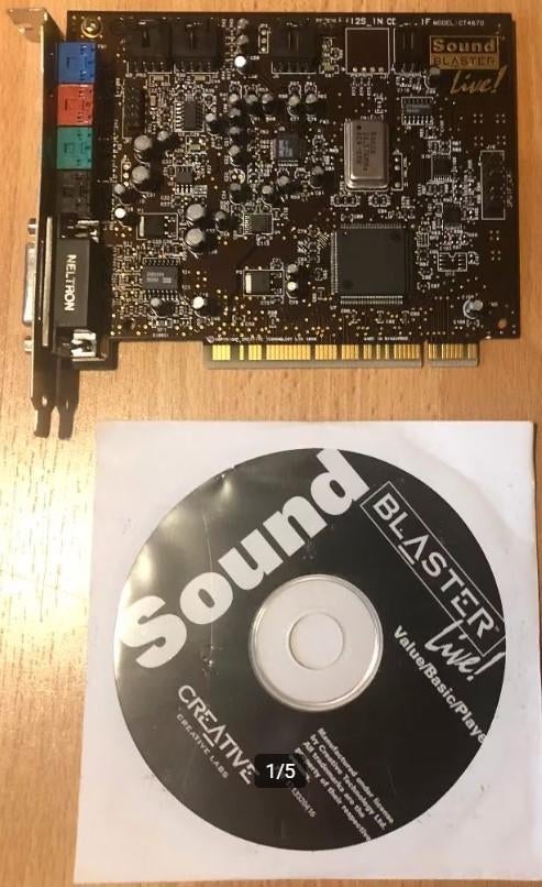 Creative Labs Sound Blaster Live! (CT4670) (NIEUW), Computers en Software, Ophalen, Nieuw, Intern, Creative Labs