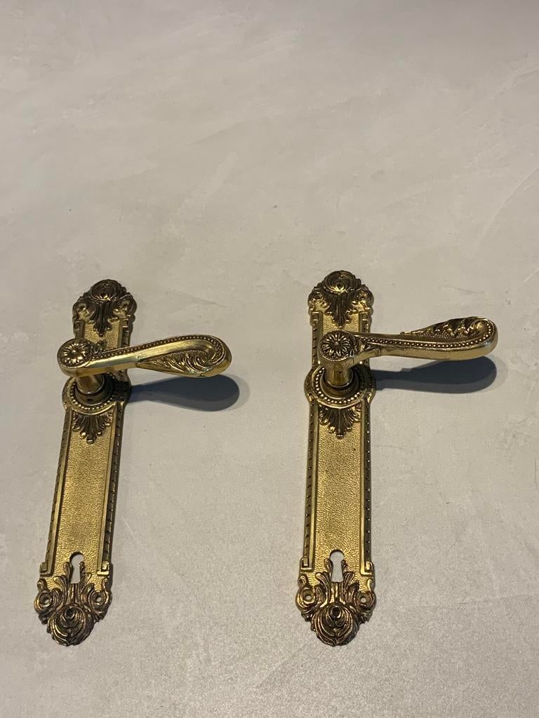Ensemble de porte antique style néo-rococo, Louis XV 1900, Antiquités & Art, Antiquités | Accessoires de maison, Enlèvement ou Envoi