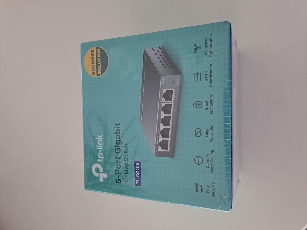 TP-Link TL-SG105 5-poorts Gigabit Desktop Switch., Computers en Software, Overige Computers en Software, Ophalen of Verzenden