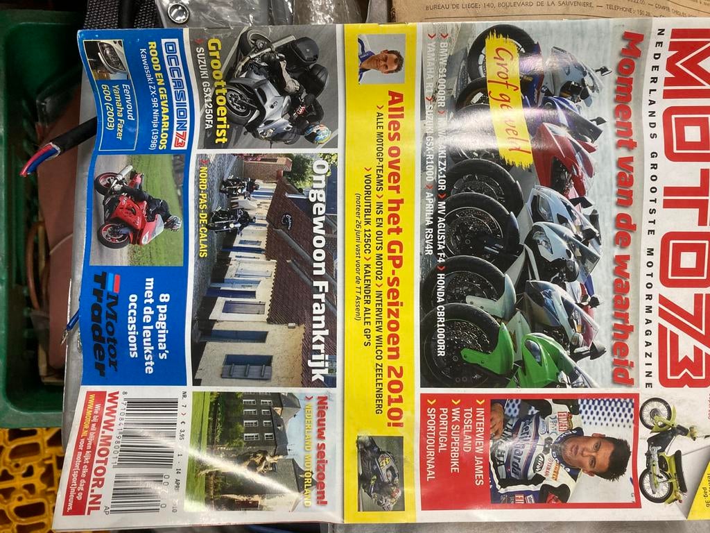 Moto 73 magazine, Ophalen