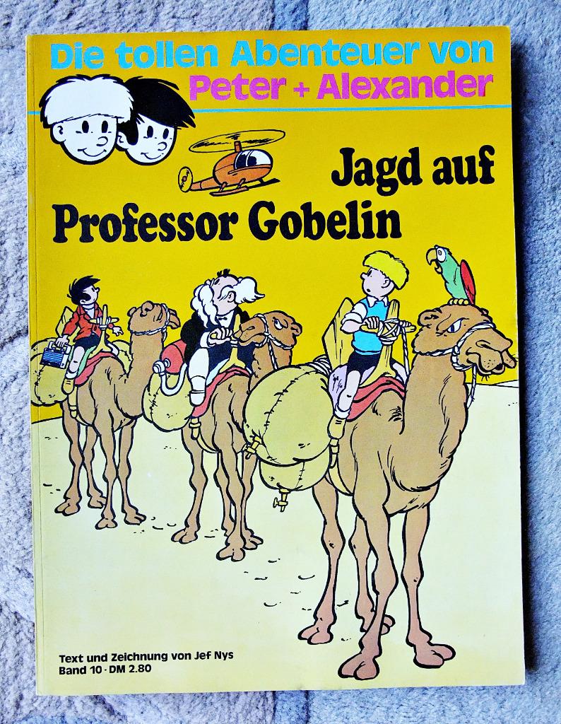 Jommeke: Peter + Alexander 10: Jagd auf Professor Gobelin!, Eén stripboek, Ophalen of Verzenden, Zo goed als nieuw, Jef Nys