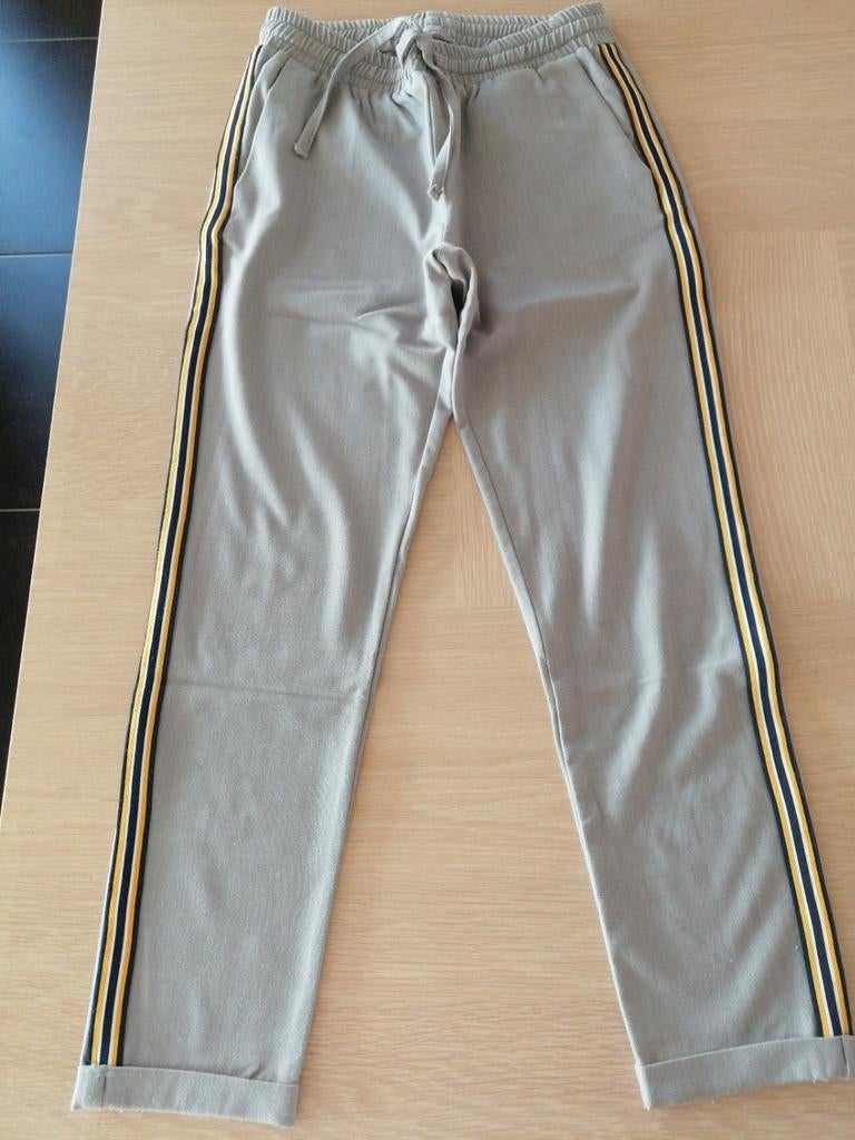 Grijze broek strepen JBC 152, Broek, Gebruikt, Meisje, JBC