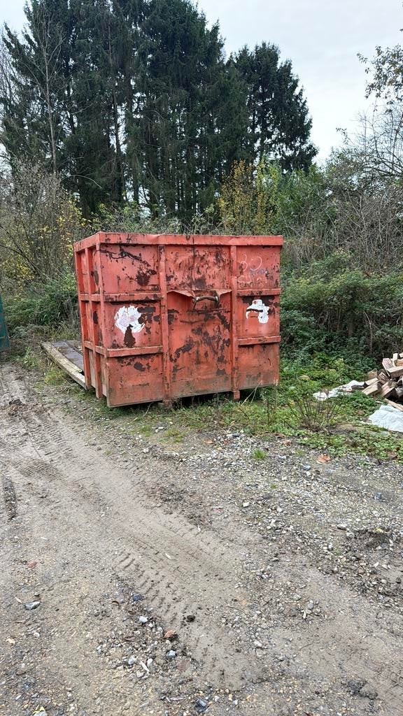 Container plateau 6 m renforcer, Ophalen