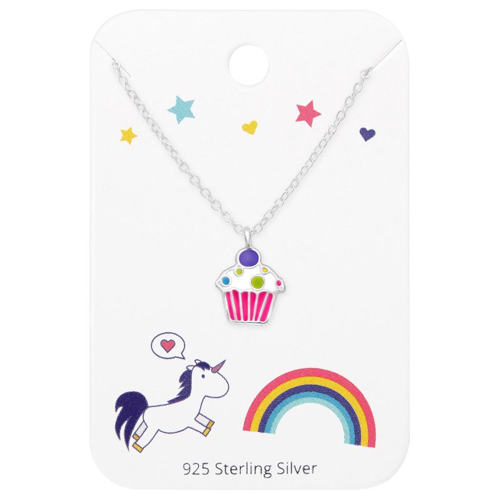 Collier en argent pour fille avec joli pendentif en forme de, Enlèvement ou Envoi, Neuf, Collier