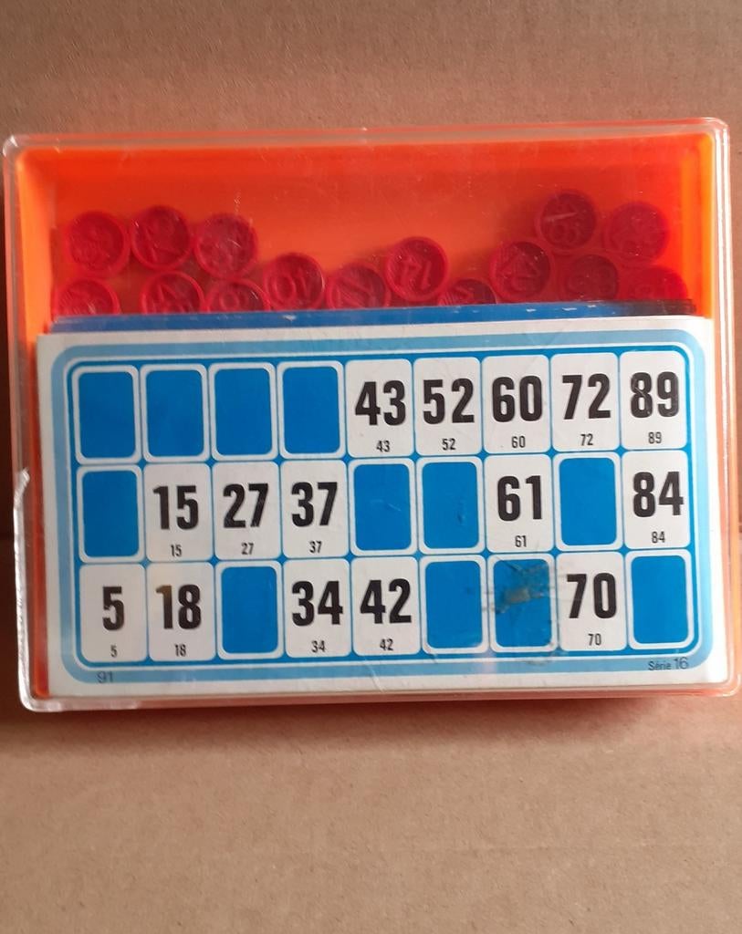 Jeu de bingo loto, Hobby & Loisirs créatifs, Enlèvement ou Envoi, Utilisé