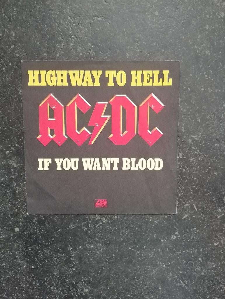 AC/DC - Highway to Hell ( France), Cd's en Dvd's, Vinyl Singles, Ophalen of Verzenden, Zo goed als nieuw