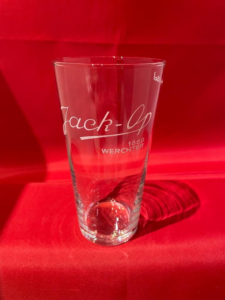 bierglas Jack-Op, Verzamelen, Ophalen of Verzenden, Gebruikt, Bierglas