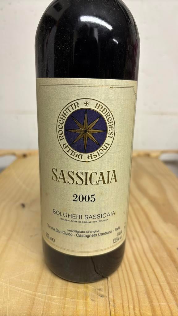 Sassicaia 2005, Collections, Vins, Pleine, Comme neuf, Enlèvement, Vin rouge