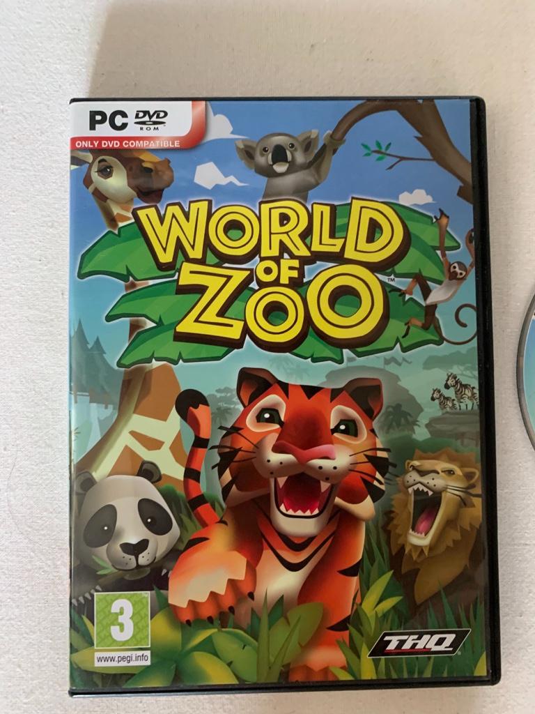 Pc / cd-rom: World of Zoo, spel met dieren, Avontuur en Actie, Gebruikt, 1 speler, Ophalen of Verzenden